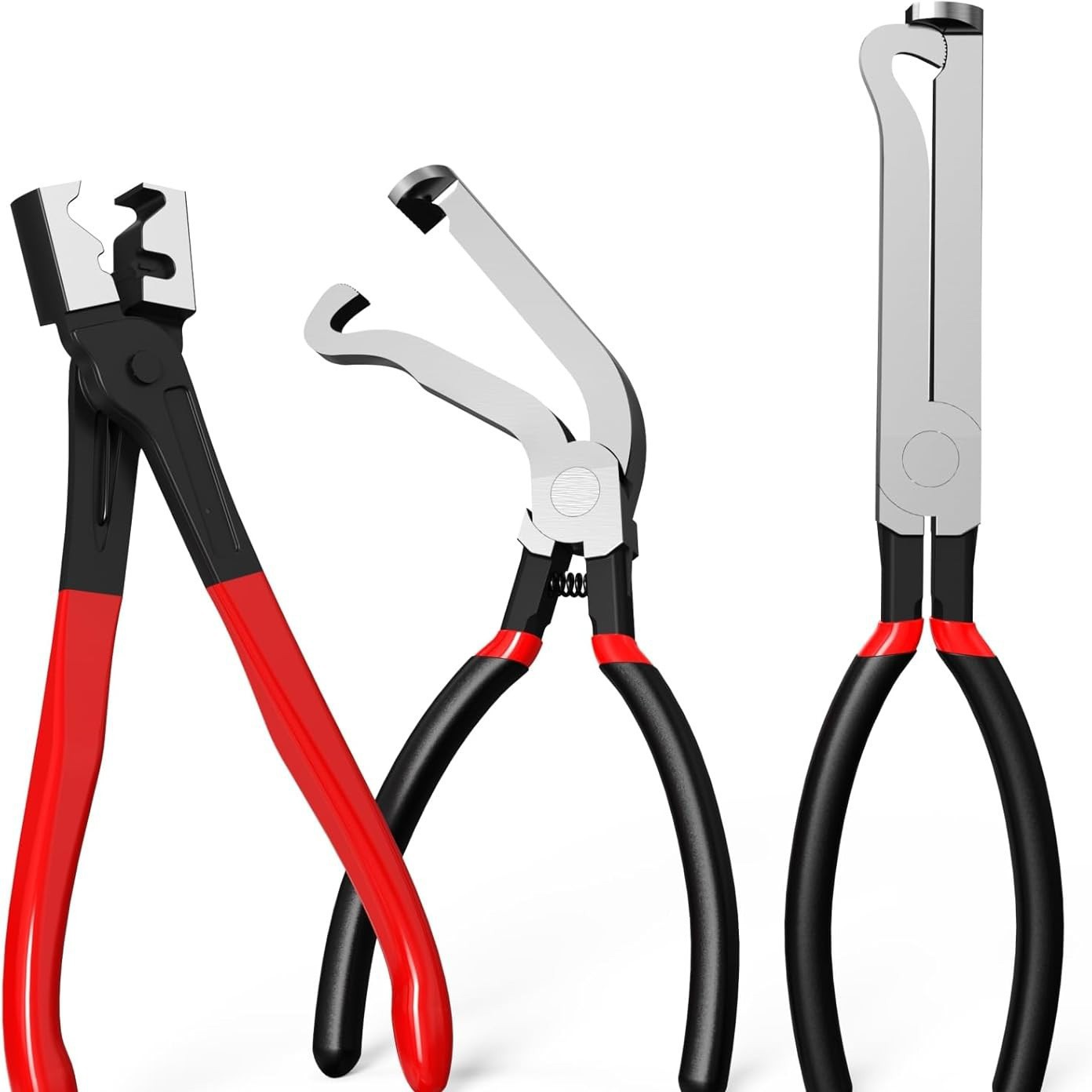 펜치 조합 3종 세트(클램프+직선 곡선)