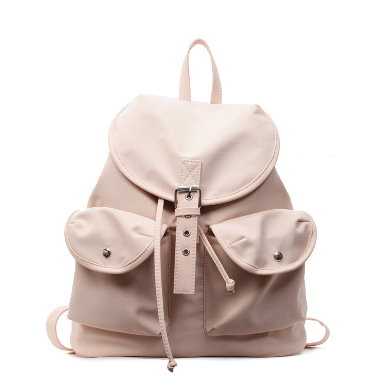 Mochila simple de gran capacidad para mujer 2025 primavera nueva moda viajes mochila de ocio mochila simple para estudiantes universitarios