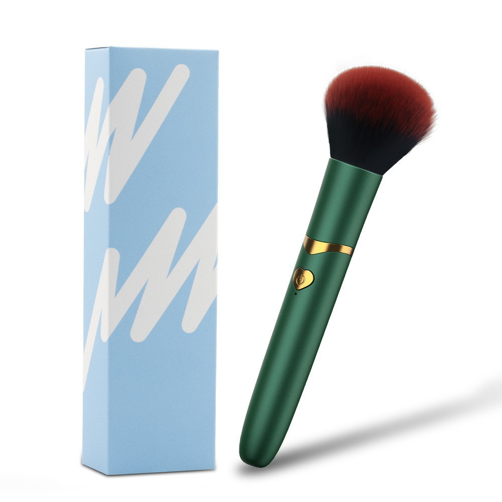 Bestseller: Make-up-Vibrator mit starker Vibration, Puderpinsel, weiblicher Masturbator, Mini-Dildo für Erwachsene_voghion.com