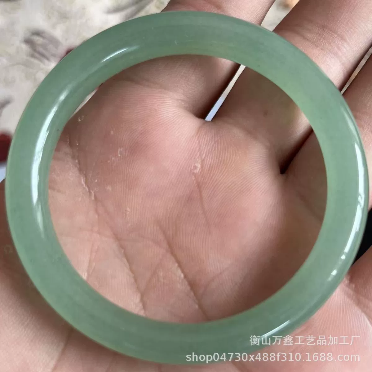 Неметаллический браслет из агата с имитацией халцедона 10 мм большой круглый стержень Прямая трансляция Горячая распродажа