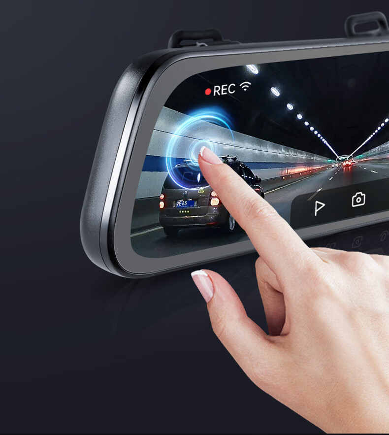 70 m S500 streaming media rearview mirror car intelligent driving recorder panoramic ultra-clear night vision