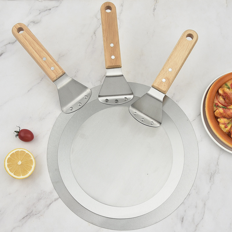 Pizza en stock pala de mango fijo pizza multi-tamaño transferencia de pizza utensilios de cocina pizza cocina diaria image 5