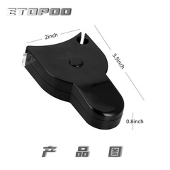 ETOPOO boutique recommendation 1.5M metric and inch BMI tape measure health ruler handle tape measure white tape