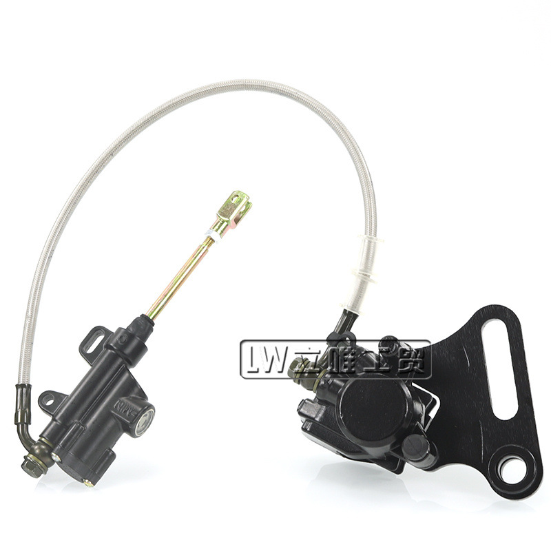 越野摩托车配件KLX BBR CRF TTR通用M15轴刹车泵脚刹后刹卡嵌总成