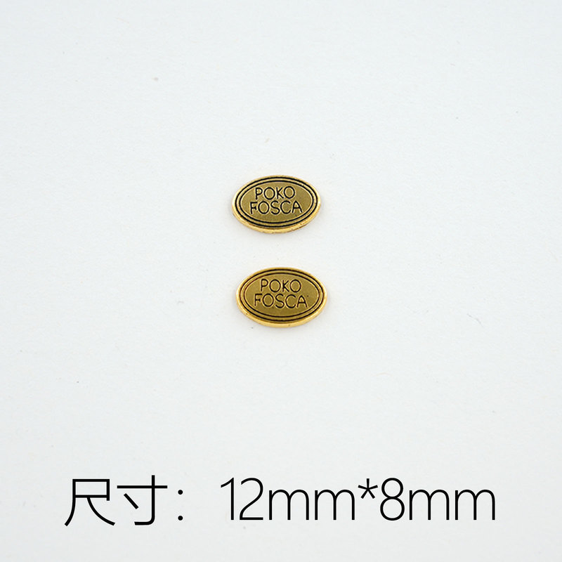 热销镀金系列爱心字母kt土星合集合金diy发夹饰品贴片复古百搭|undefined