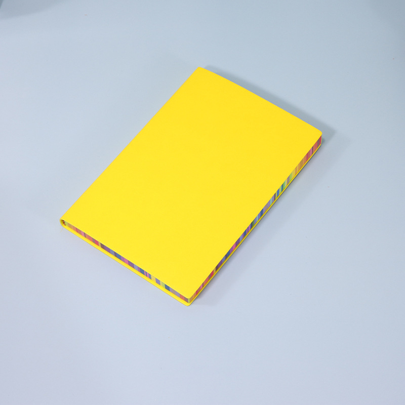 A5 노란색(투명한 무지개 가장자리)