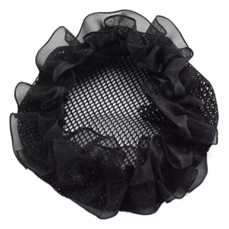 Danza neta cabeza de bolsillo Flor invisible asistente de vuelo bola cabeza updo artefacto Red de pelo profesional hembra niños arte examen pelo neto cubierta