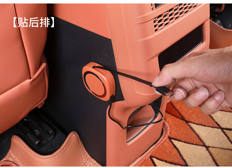 Magnetic Absorption Retractable Car Charging Cable 66W Fast Charging Type-C Data Cable Car Mobile Phone Charging Cable