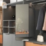 隐形一体伸缩全身衣柜