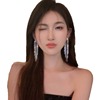 Long fashionable earrings with tassels, diamond encrusted, light luxury style, wholesale