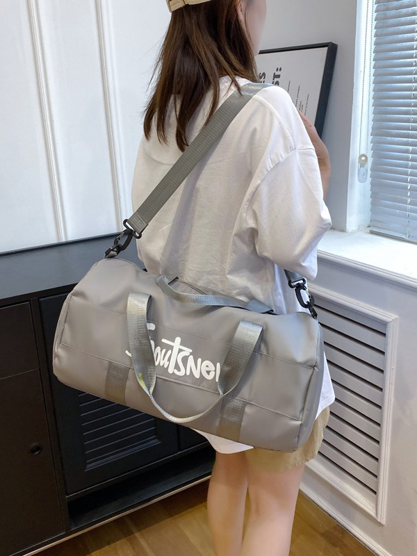 Bolsa de fitness para mujer bolsa de separación húmeda y seca Portátil Bolsa De deporte útil mochila de fitness para hombre bolsa de equipaje de tela Oxford image 6