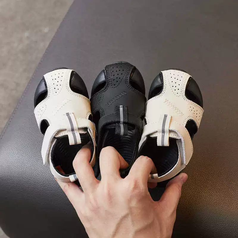 Детские сандалии Баотоу Детские кроссовки 2024 Летняя дышащая мужская обувь машина обувь женская повседневная спортивная обувь