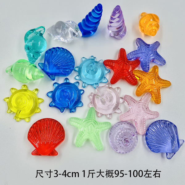 Realistic acrylic transparent ice cubes