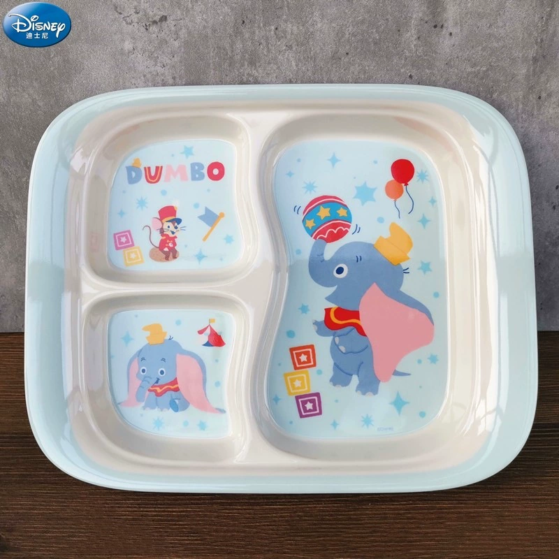 Disney, tableware for feeding, cartoon children's shatterproof dinner plate for food