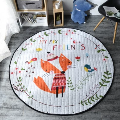 Carpets, Kindergarten Baby Round – Avtomobil döşəmə paspasları - a-fox-diameter-150-packaging-size-373212