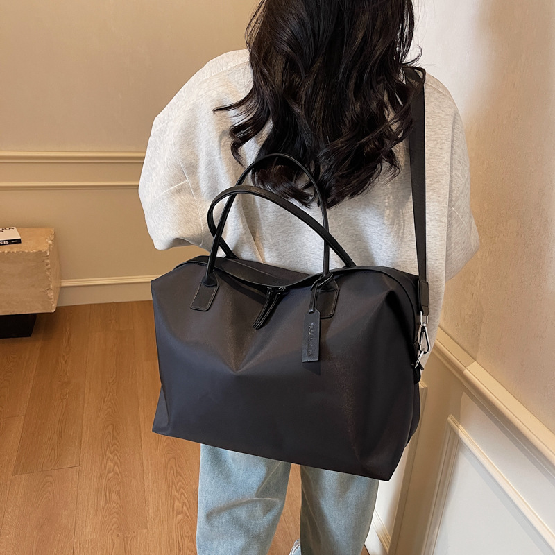 Women's Lightweight Travel Handbag, Ruiying Casual Luggage Tote, Lightweight Commuter Shoulder Bag, Dumpling Bag - Thumbnail 4