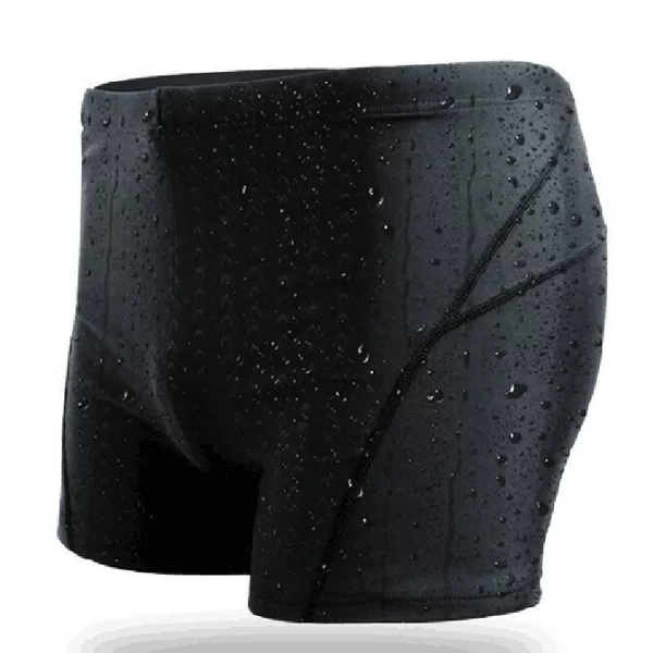 Cross-border wholesale fashion new men's shark skin swimming trunks boxer large size swimsuit sexy men's hot spring swimming
