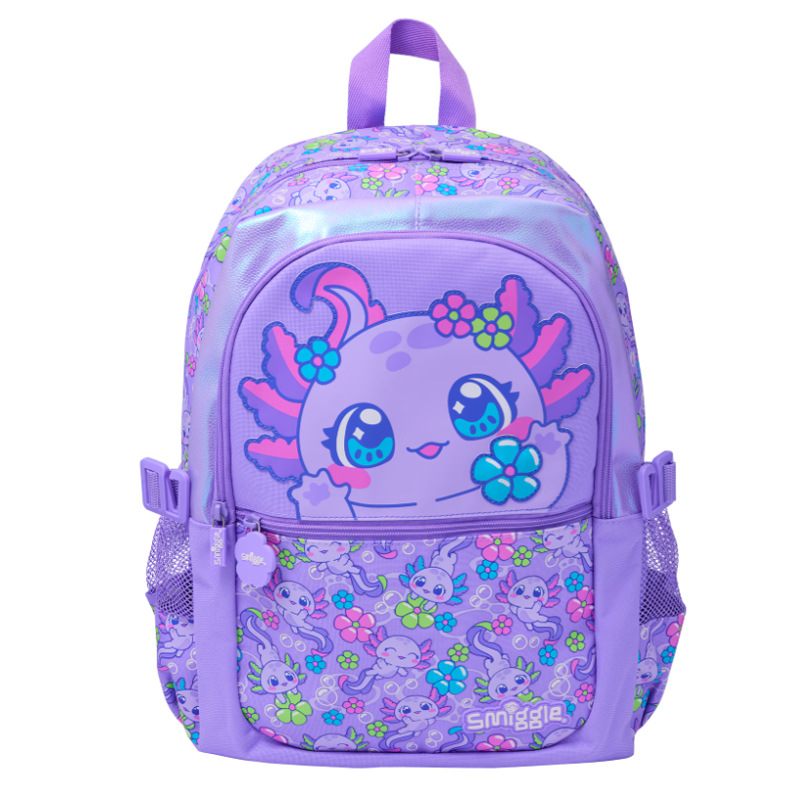 Mochila escolar grande Purple Salamander Bubble (42*30CM)