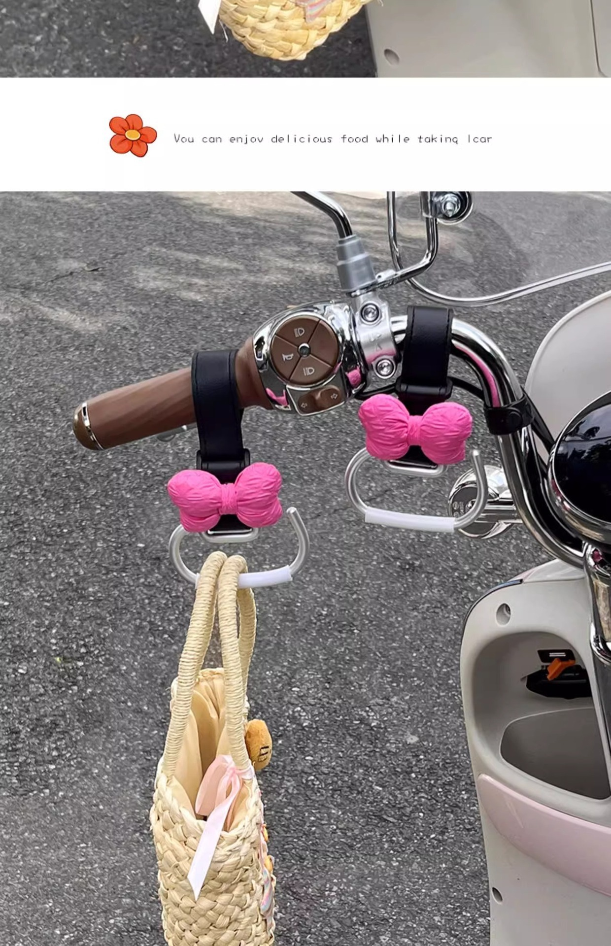 Electric Vehicle Front-Mounted Hook, Universal Cartoon Creative Cute Storage Essential Gadget, Strong Load-Bearing Hook