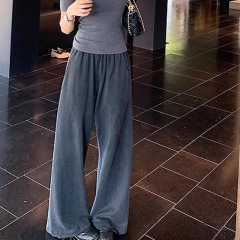 Lilylik时髦懒人裤"会反复爱上的裤子 棉慵懒洗褪做旧系短/长