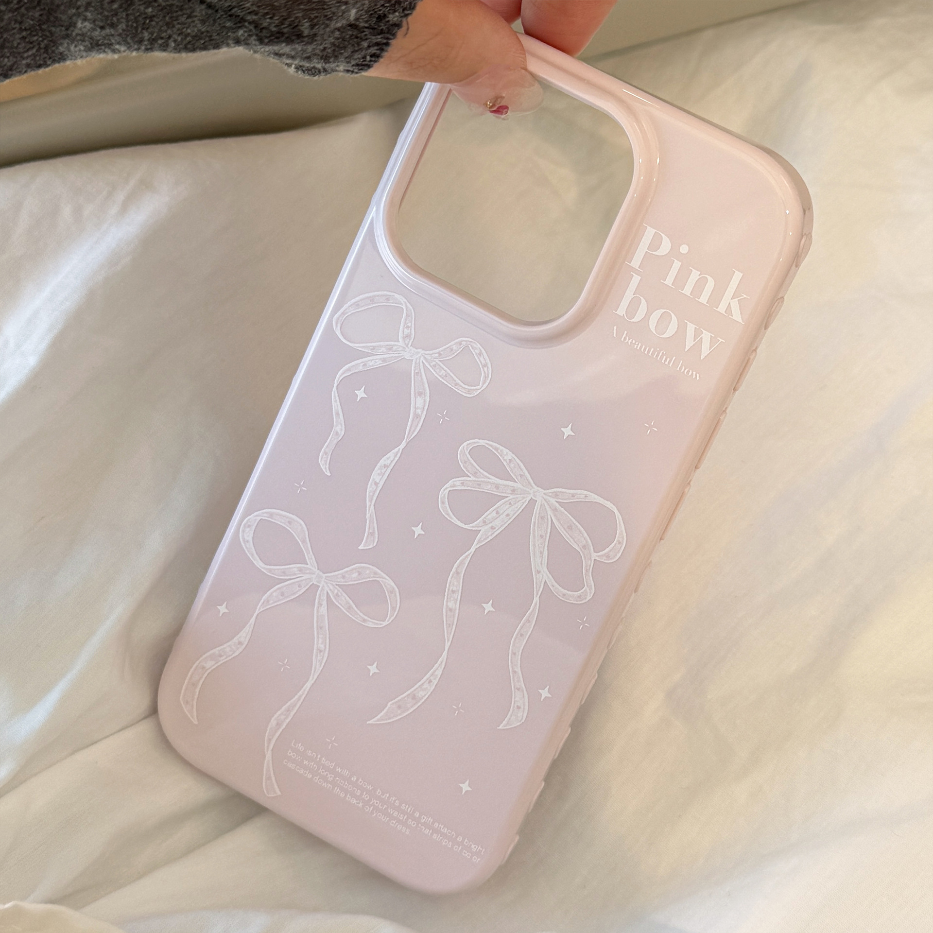 Coque De Téléphone À Nœud Ballet Pour Iphone Pro Max Plus_voghion.com