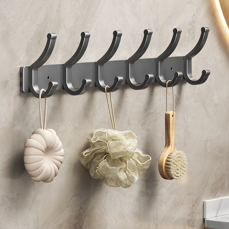Hanger Wall Load-bearing Wall Hanging Clothes Hanger Door Hook Bathroom Bedroom Viscose Hook