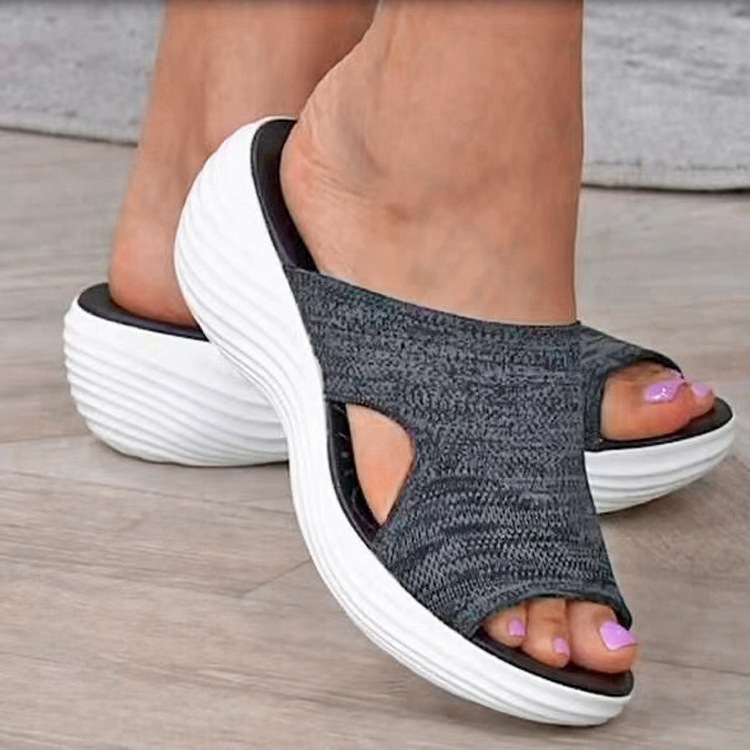 Large Size Women's Summer Slippers Lightweight Flat Soled Casual Sandals And Slippers For Female_voghion.com