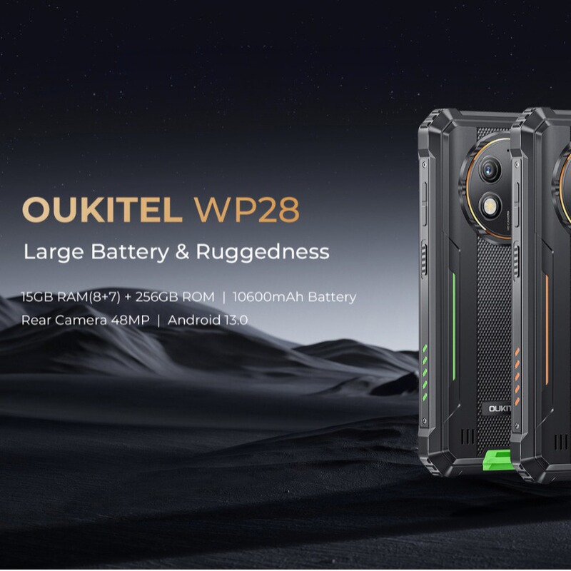 Ouqi WP28 8 + 256GB 10600mAh 6.52-inch 4G three-proof smartphone Hong Kong delivery Ouqi WP28 8 + 256GB 10600mAh 6.52-inch 4G three-proof smartphone Hong Kong delivery
