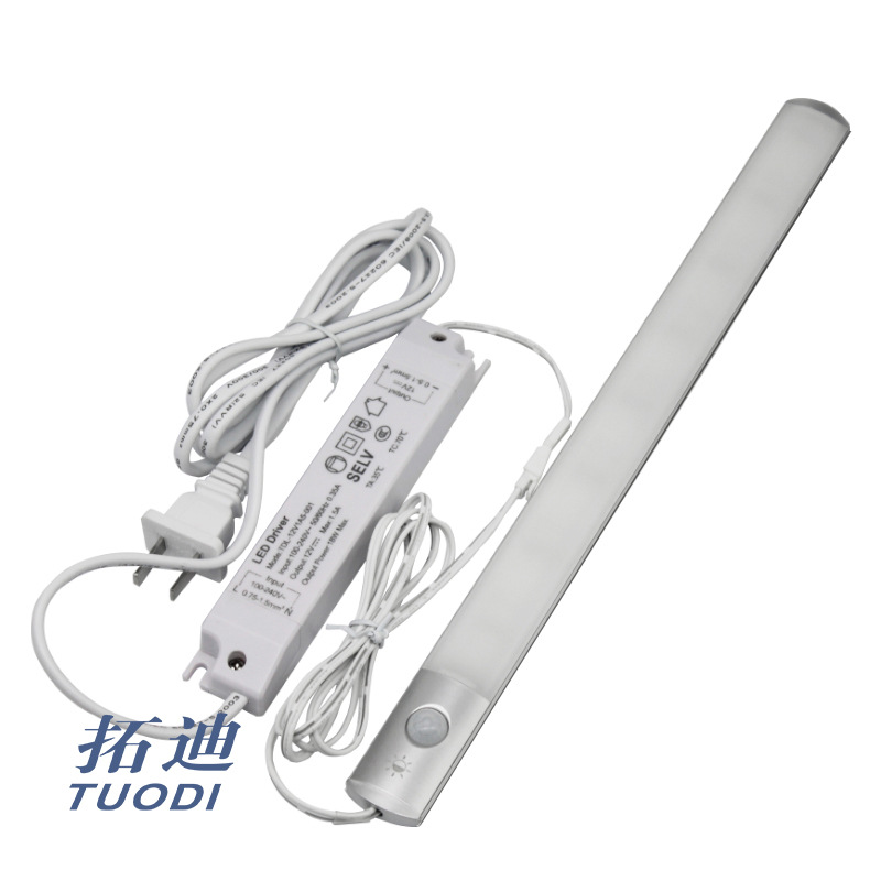 家居12V接线款衣柜感应灯8mm无极调光3种色温led装饰灯人体感应灯