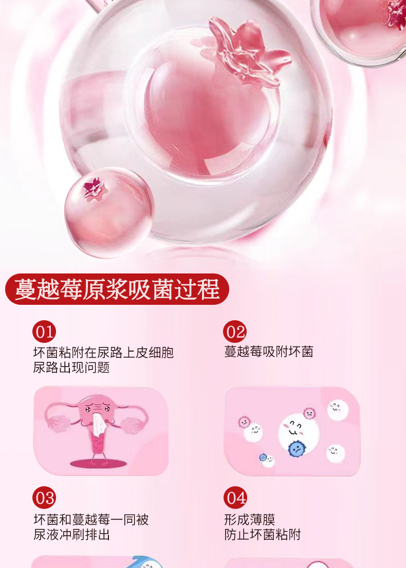 Cranberry Pomegranate Mulberry NFC Fresh Fruit Puree Drink 500ml Box specifications