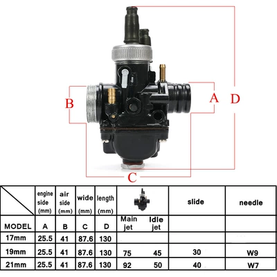 Dellorto JOG50-90 motorcycle – Carburetor