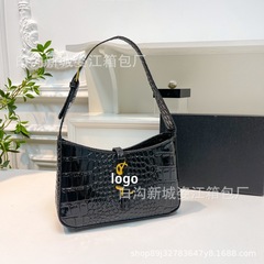 クロスボーダー卸売り高級感脇下包女楊林新ファッションhobo中古包シンプル手提げショルダーバッグ