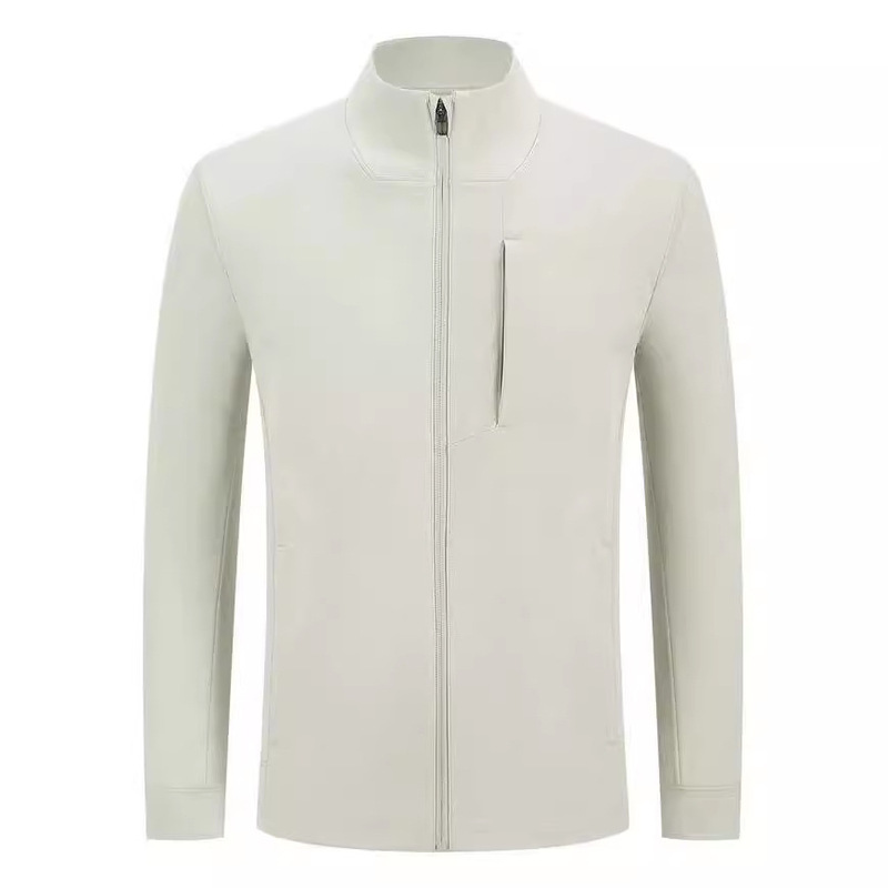 Golf coat men's sports leisure jacket stand collar quick-drying trench coat zipper top men's golf clothing women