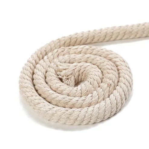 白色棉绳DIY必备1-10mm瓶罐缠绕墙面装饰猫爬架制作适用