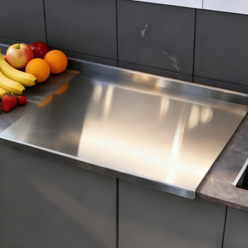 Stainless Steel Fruit Cutting Board, Chopping Board, Dough Kneading Board, Kitchen Household Cutting Board, Antibacterial Thick Board Stainless Steel Fruit Cutting Board, Chopping Board, Dough Kneading Board, Kitchen Household Cutting Board, Antibacterial Thick Board