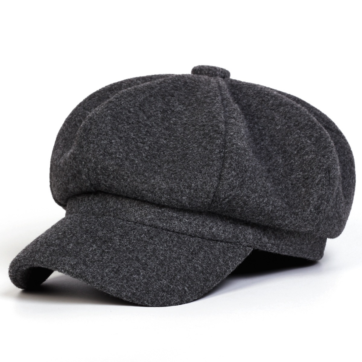 모네 여성 가을 겨울 팔각모 빈티지 베레모 헌팅캡 캐주얼 단색 조절 모자