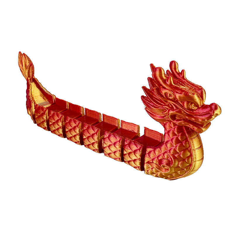 3D打印端午节龙舟关节可动摆件玩具模型节日礼品创意纪念小礼物|undefined