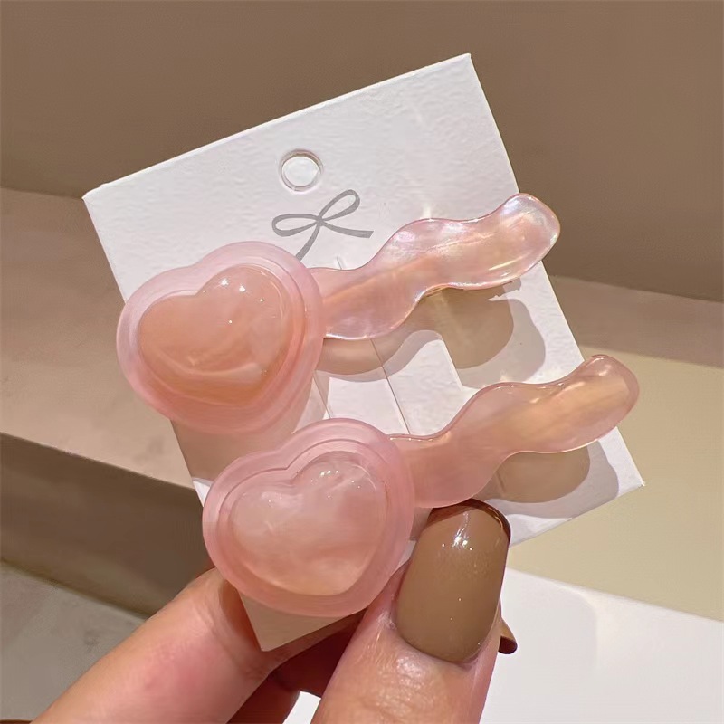 Pearlescent Love Hair Clip