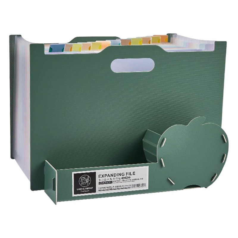 Bolsa de órganos carpeta bolsa de almacenamiento vertical bolsa de clasificación bolsa de papel de prueba de estudiante LIBRO DE INFORMACIÓN A4 maletín portátil horizontal
