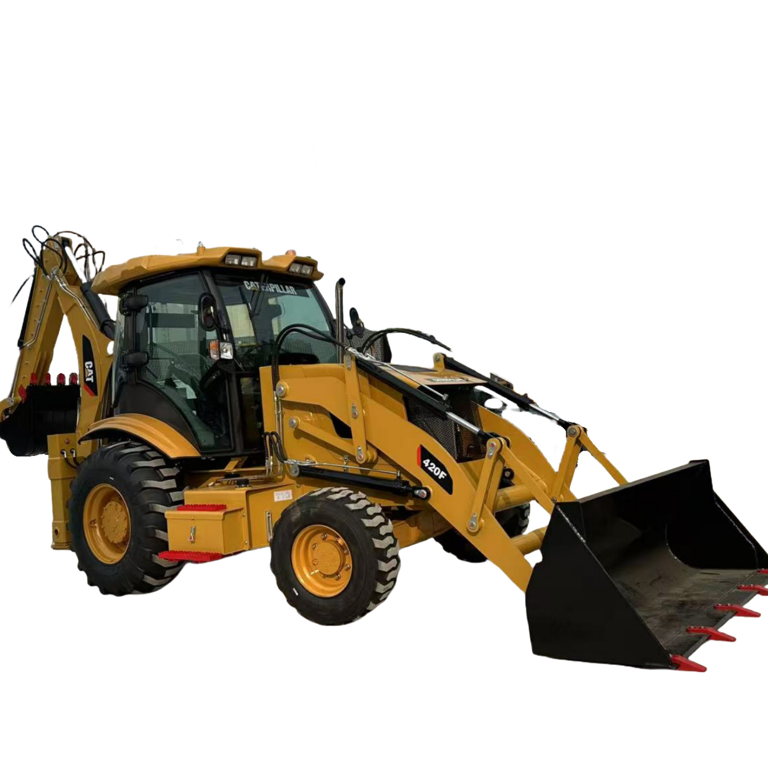 CAT反铲二手装载机4x4前反铲挖掘机CAT420F二手装载机反铲