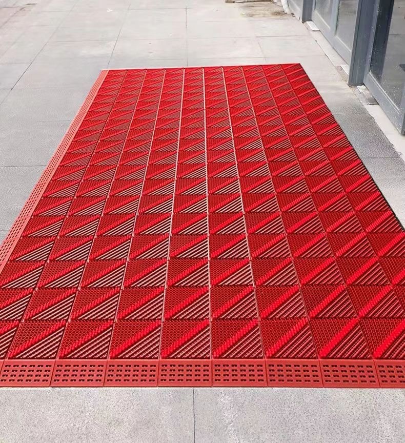 Non-Slip Entryway Mat, Outdoor Three-In-One Entrance Carpet, Commercial Outdoor Floor Mat, Hotel Mat, Door Mat