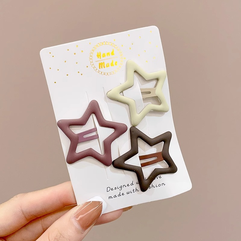 Broches para Cabello BB con Estrella de Cinco Puntas Aleación para Mujeres