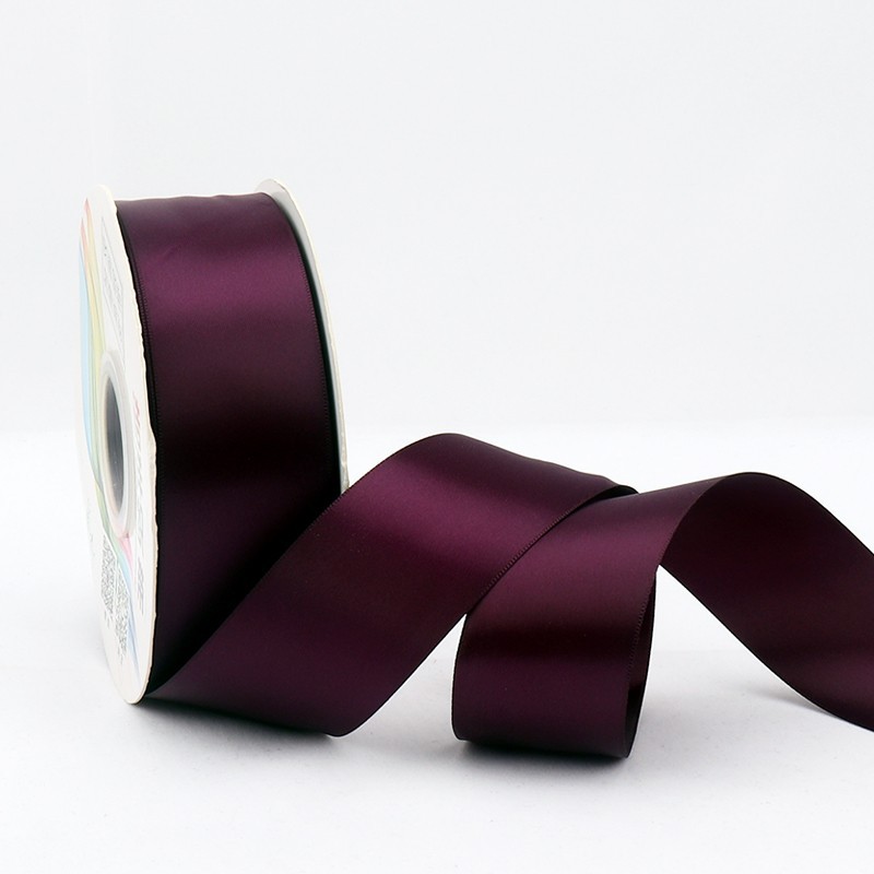 Cinta de satén de doble cara de 4 cm para manualidades, cinta de poliéster, cinta para flores, cinta de seda, cinta para decoración de pasteles, cinta para cajas de regalo, accesorios para el cabello, lazos para regalo image 20