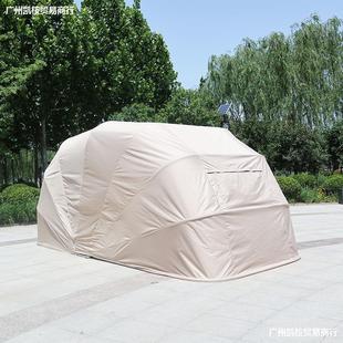 Parking Garage Cover Carport Car Telescopic Mobile Semi-Automatic Carport Outdoor Folding Automatic Rainproof