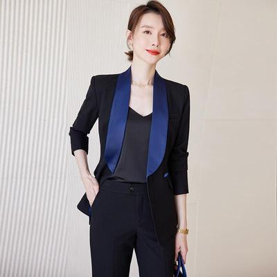 职业西装套装女春秋新款高端时尚气质职场白领通勤工作服西服外套