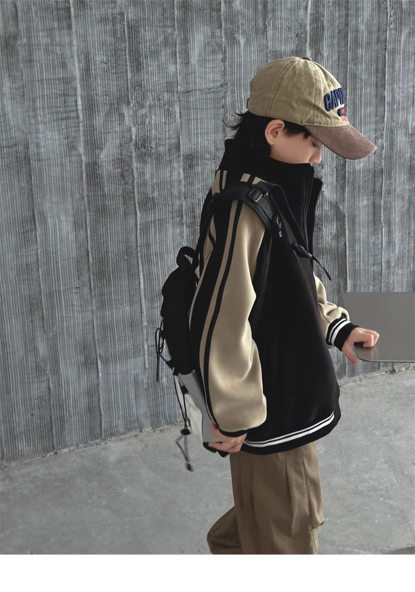 2024 New Loose Jacket, Spring and Autumn Versatile Cardigan, Boys' Handsome Hoodie, Baseball Jacket_voghion.com