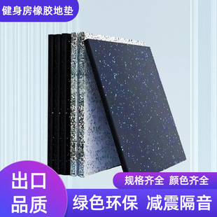 Gym Floor Mat Buffer Floor Composite Colorful Shock-Absorbing Mat Sound Insulation Mat Non-Slip Thickeneded Rubber Floor Mat Roll