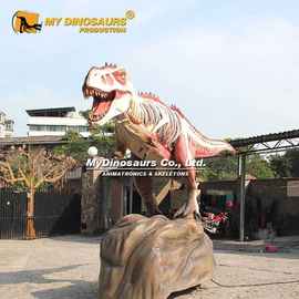 龙晨时代 软胶电动半边解刨带骨骼肌肉纹理霸王龙模型