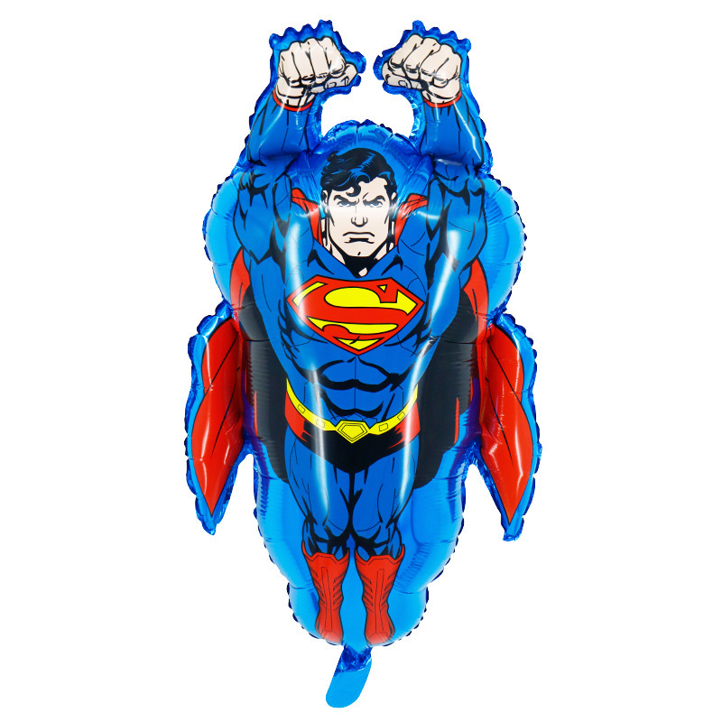 Superman Avengers pijama hombre Capitán América Iron Man salvaje ganso caza Spider-Man globo de aluminio