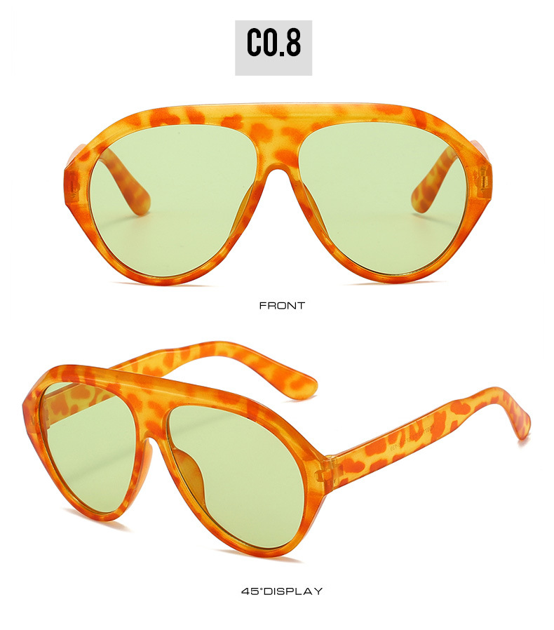 50g Weight Full Frame Glasses Structure Sunglasses Classification Ac, UV400 Protection Lens Material toad glasses Glasses Style Outdoor, Travel Occasion Solid Color, Leopard Pattern All Seasons Season Unisex Gender Retro Style Grey, Black Color Retro Solid Color Leopard Ac UV400 Protection Toad Glasses Full Frame Women's Sunglasses 25